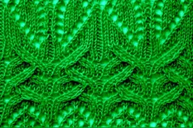 「针织图解」今年流行的一些毛衣针织花样（部分图解）图片