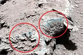 到火星快一年了，我国祝融号发现了什么？曾经发现岩石上有绿色物图片