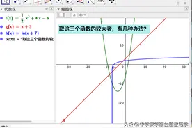​​geogebra进阶185：如何求若干个函数的最大者？图片