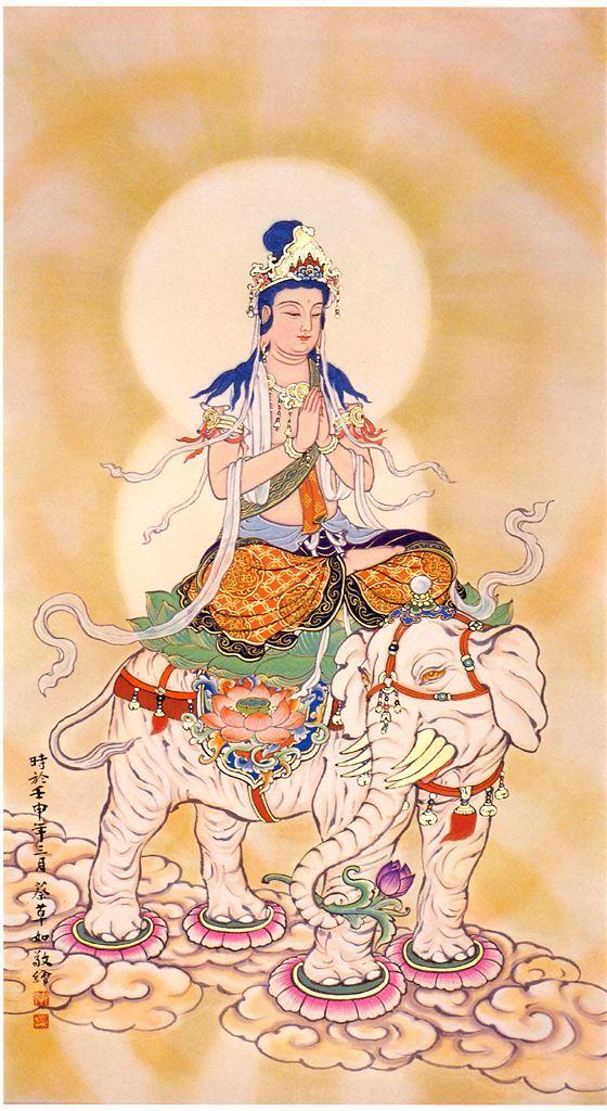 实际上,佛教传入我国后还选出了"三大菩萨",又称"三大士",分别是文殊