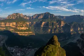 巍峨山川，秀美风景，静享太行大峡谷“慢生活”图片