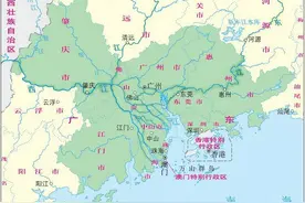 河流盘点：珠江作为我国年径流量第二大河，上游水系如何分布？图片