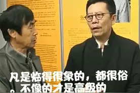 张旭光最新雷语：书法临帖，写得像的都很俗，不像的才高级图片