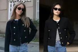 跟博主学穿搭|黑色小香风10种搭配合集图片