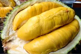 买榴莲，要挑“母”的，核小肉多特香甜！教你1招，一挑一个准！图片