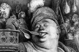 法国著名的大胃王：10岁吃掉半头牛，尸检时恶臭还吓跑数名医生图片