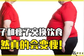 胖子和瘦子交换饮食，就可以变瘦吗？这档综艺节目告诉你真相图片
