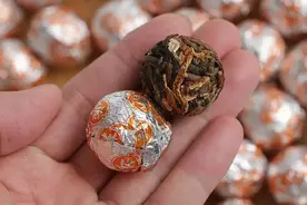 陈皮白茶龙珠图片