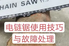 电链锯使用技巧与故障处理图片