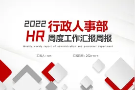 220516-行政人事周度工作汇报PPT图片
