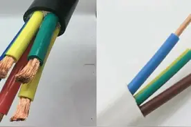 当电缆线不是黄、绿、红、蓝、双色线，该如何根据线色来接线图片