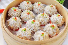 湖北特色菜，珍珠丸子图片