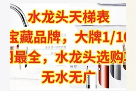 618水龙头天梯表，大牌1/10价格，最全水龙头选购攻略，无水无广图片