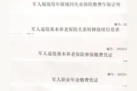 政府安置工作军士，基本养老保险和军人职业年金接续办理图例图片