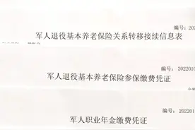 政府安置工作军士，基本养老保险和军人职业年金接续办理图例图片