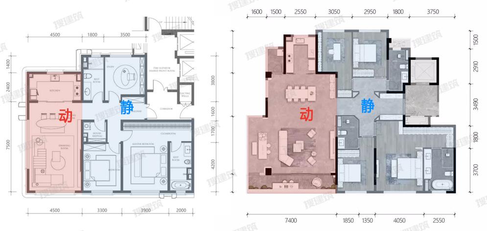 课题研究:200㎡内户型,适合做边厅吗?插图1 课题研究:200㎡内户型,适合做边厅吗?