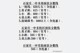 石家庄中考，选一中还是选二中？图片