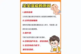 宝宝湿疹的4种原因与防治的7个妙招图片