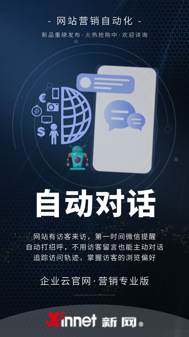 企业云官网6大要素,轻松实现网站营销自动化