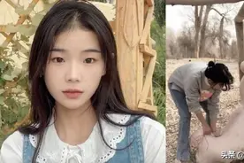 新疆21岁牧羊女走红网络，一人照顾600只羊，网友：温柔屠夫图片