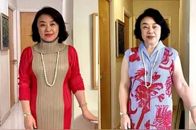身材微胖不漂亮，这位50+妈妈凭啥赢过大多数人？年过五十照样靓图片