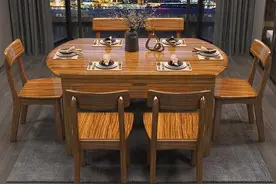 新中式“隐形”餐桌一出，大圆桌不兴了，整洁美观省空间，太机智图片