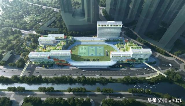 松岗街道松岗商业中心城市更新九年一贯制学校新建工程全过程设计