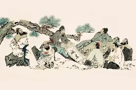 杜甫初到长安以诗为画，描绘出了八个著名酒鬼，个个都是活灵活现图片