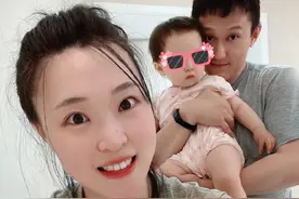 惠若琪晒照庆结婚四周年，近三千元蛋糕抢镜，女儿长相粉嫩超可爱图片