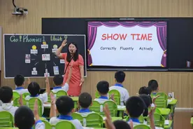 广大附中教育集团小学低段语音课研讨活动图片