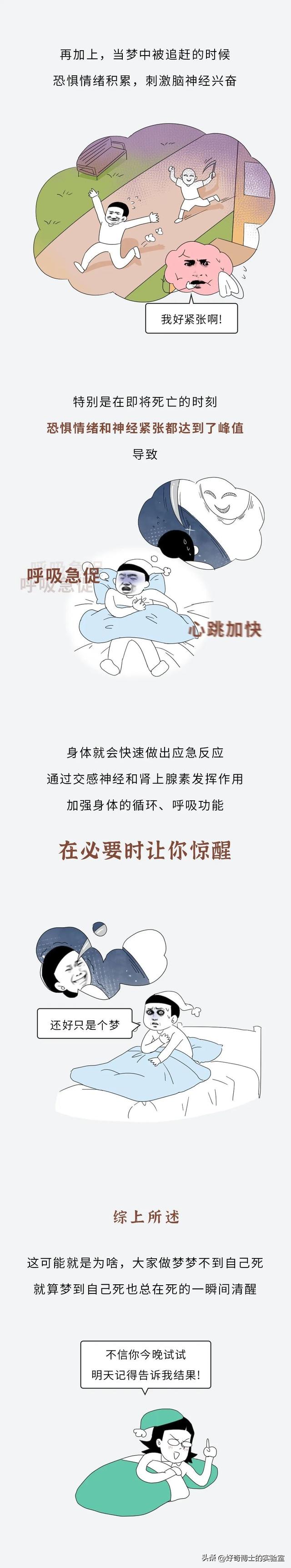 为啥做梦从来不会梦到自己死掉？梦里死了会怎么样？