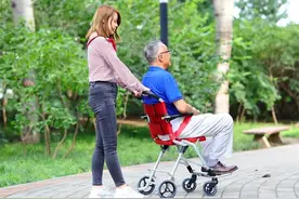 和美德JY-1与JY-2折叠旅行手推轮椅：轻便小巧 折叠方便 重量轻图片