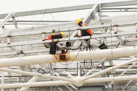 张家口奥体中心建设有序推进图片