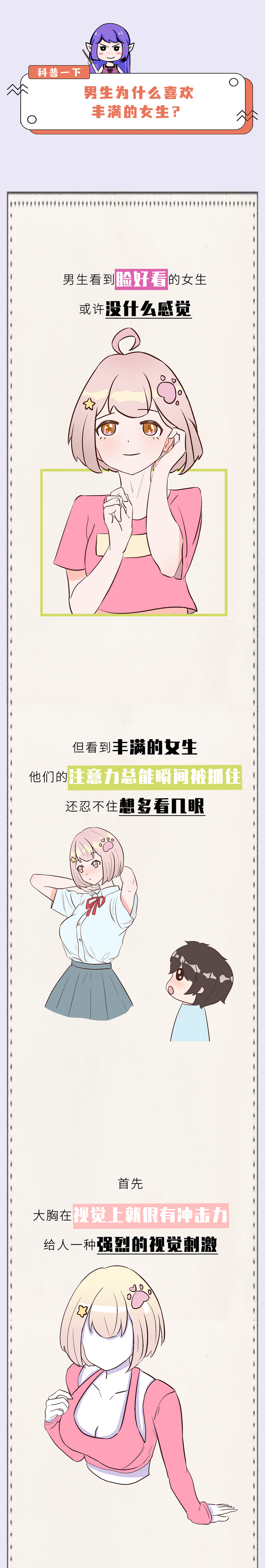男生为什么都喜欢胸大的女生（男人为什么会偏爱丰满的女性）