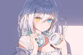 满满元气感的二次元女生插画，不管是可爱还是唯美都让人喜欢的很图片