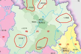 广东梅州大埔、丰顺、五华、平远、蕉岭现状对比图片