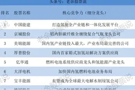 氢能源迎来新的发展机遇，未来潜力大的八家龙头公司图片