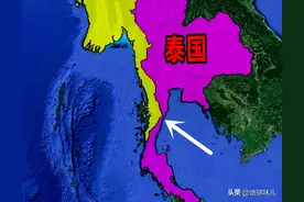 缅甸南方领土为何那么狭长，差点把泰国分两半？图片