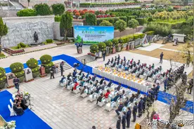 洛阳市第八届公益生态树葬在凤凰山生态纪念园举行图片