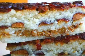 教你用糯米做成老北京切糕，甜糯可口不粘牙，挡饱又好吃图片