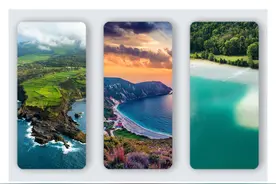 原图壁纸：去海边吹吹风图片