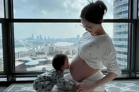 郑恺苗苗二胎得子，意外曝光千万豪宅，透过全景落地窗可见黄浦江图片