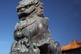 曹州城石狮赤目的传说图片