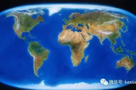 海平面上升66米后的世界版图！美国、中国沿海城市淹没图片