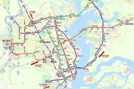 广东省湛江市规划中七条轨道交通线路的走向图片