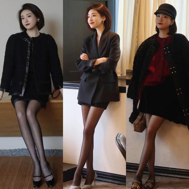 穿黑色丝袜应该要如何搭配衣服（突然火了一种穿法）