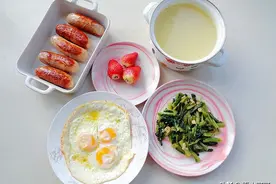 4月，一周早餐来了，多用韭菜做早餐，健健康康过春天图片