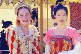 穿汉服的女孩，在国外成了网红图片