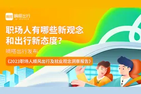 来看2023首份职场人顺风通勤全景图 嘀嗒出行发布《2023职场人顺风出行及就业观念洞察报告》图片