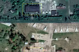 俄罗斯精准打击能力不行？来看17张乌克兰空军基地被炸前后对比图图片